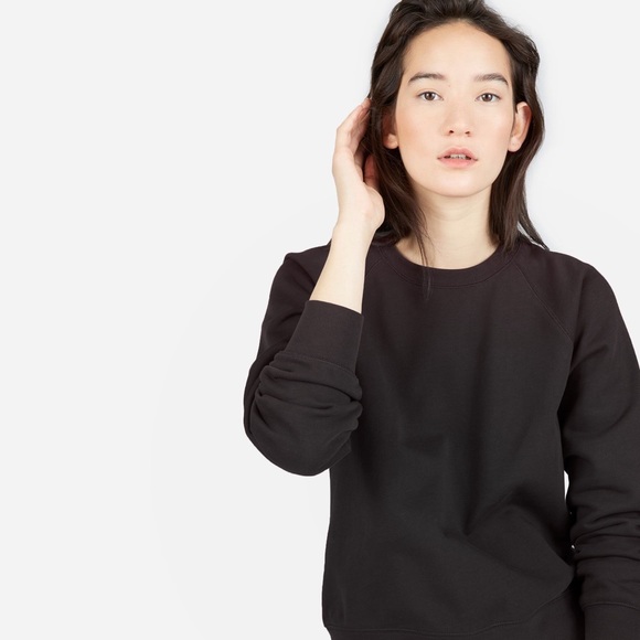 Everlane Tops - everlane lightweight french terry crew sweatshirt